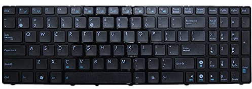 fqparts-cd Replacement Tastiera del Computer Portatile per for ASUS K52 K52DE K52DR K52DY K52F K52JB K52JC K52JE K52JK K52JR K52JT K52JU K52JV K52N Nero Versione Americana