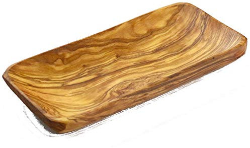 Bandeja Mini de Madera Olivo Fabricada artesanalmente- Tabla pequeña para Cortar -Medidas: 18x 8x2 cm