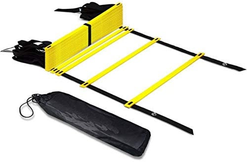 Agility Ladder Adjustable Jumping Step Rope Outdoor Rungs Fitness Speed Training Equipment for Kids Teens Soccer Exercise Training