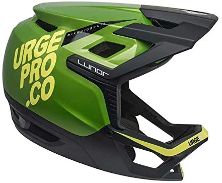 Urge Lunar Offizieller MTB/DH/BMX Integralhelm - Grün - S/M.