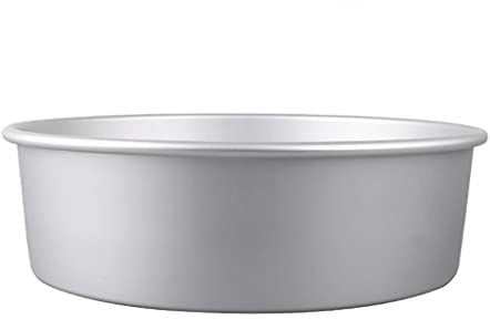 Abcsea 1 Pieza Molde para Hornear Pasteles, Moldes para Pasteles de Aluminio Anodizado, Moldes Desmontables Revestimiento Antiadherente, Moldes para Pasteles Horno, Libre de PFOA, 20 cm