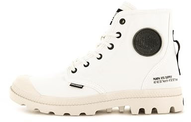 Palladium Pampa Hi Htg Supply, Stivali Sneaker Unisex - Adulto, Bianco, 47 EU