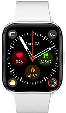 Radiant - Collection Golden Gate - Montre Intelligente, smartwatch Avec fréquence Cardiaque, tensiomètre, Moniteur de Sommeil et Fonction de Bracelet d'activité. Compatible Avec Android iOS.