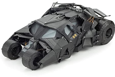 Fascinations PS2006 Metal Earth Metallbausätze - Batman Batmobil Tumbler, lasergeschnittener 3D-Konstruktionsbausatz, 3D Metall Puzzle, DIY Modellbausatz mit 3 Metallplatinen, ab 14 Jahre