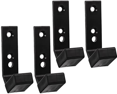 BESPORTBLE J-Hooks Langhantelhalter Für Power- Squat-Racks Langhantelaufbewahrung Hängestangenhalter Squat-Rack-Aufsatz Für Powerlifting-Pressen 4St