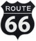 Grande Route 66 USA - Toppa termoadesiva cm, 17 x 15, per Motociclisti | Toppe Vintage in Stile Americano - America per la Schiena, Giacca da Motociclista