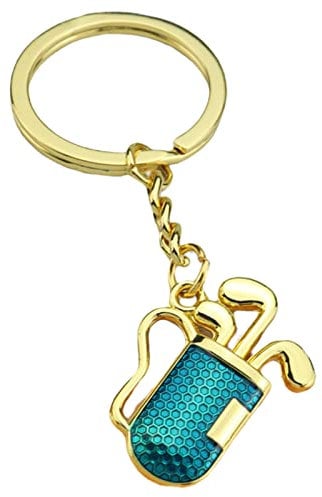 LINGJIONG Golf Sport Keychain, Cute Golf Pole Keyring for Men and Women, Golf Keyring Accessories for Women, Boys, Girls and Trade