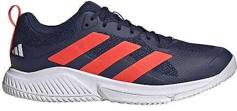 adidas Men's Court Bounce 2.0 M Shoes-Low (Non Football), Team Navy Blue 2 Solar Red FTWR White, 12 UK