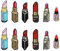 JKJF 12 Stück Lippenstift Patches Lippenstift Aufbügeln Bügelbild Kosmetik Aufnäher Applikation Schminke Stickerei Patches für Kleidung Rucksack Schuhe Jacke Jeans Hut Kleid - 6 Stile