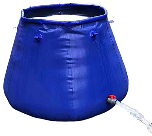 Depósito de Agua con Grifo 200L - 3000L | Tanque de Almacenamiento de Agua Plegable y Resistente | Ideal para Sitios Móviles | Gran Capacidad Agrícola | Resistente Al Desgaste