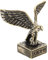 PRETYZOOM Messingverzierungen 4. Juli Figuren Tischfigur Bürodekoration Wohnkultur Ornament Simulation Adler-Skulptur Adler-Dekor Miniatur Kunsthandwerk Schmuckstücke Statue