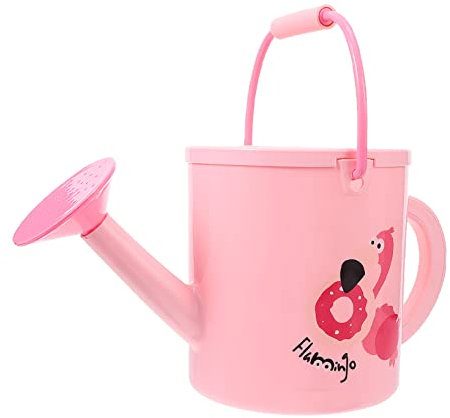 INOOMP Arrosoir Mignon 1 Pièce en Plastique en Forme De Flamant Rose pour Jardin Bec Verseur