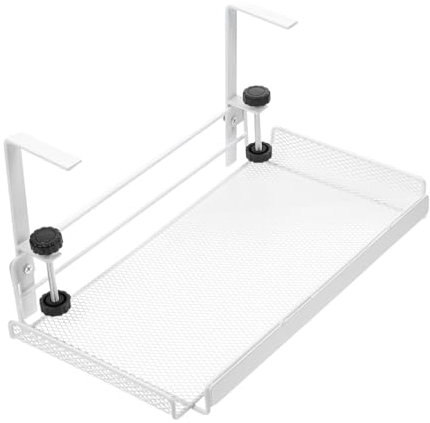 SEWACC Storage Tray Large under Desk Cord Organizer Electrical Cord Management Desk Cable Organizer under Shelf Storage