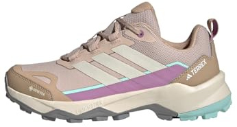 adidas Women's Terrex Skychaser AX5 Gore-TEX Hiking Shoes, Wonder Taupe/Alumina/Preloved Purple, 5 UK
