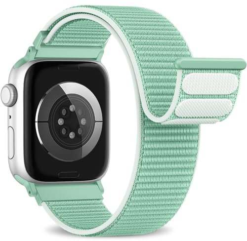 Higgs Nylon Armband Kompatibel mit Apple Watch 40mm 41mm 38mm 44mm 45mm 46mm 42mm 49mm,Sport Solo Loop Ersatzarmband für iWatch Series 10 SE 9 Ultra 8 7 6 5 4 3 2 1 für Herren Damen