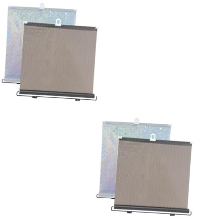 BESTOYARD 4pcs Blackout Blind Roller Blind for Windows Blackout Material Car Window Curtain Easy to Install Privacy Roller Shades Insulating