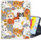 LI-LOVE Custodia per iPad A16 11 2025 (11a generazione), iPad 10a generazione 11 2022, custodia a libro in morbido TPU gatto multi angoli auto wake sleep smart case con portapenne