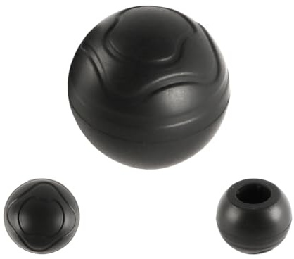 Laroal 4 Pack Chair Foot Covers Furniture Pad Anti Scratch End Caps Leg Chair Leg Protectors Rubber Ball Feet for Camping Outdoor(Black)