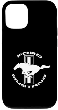 Hülle für iPhone 12/12 Pro Mustang TriBar Weißes Logo