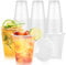 Huanmin 50c Reuale Platic Cu 360ml Mat Platic Party Cu Anniversaire Mariage Chritma 360ml
