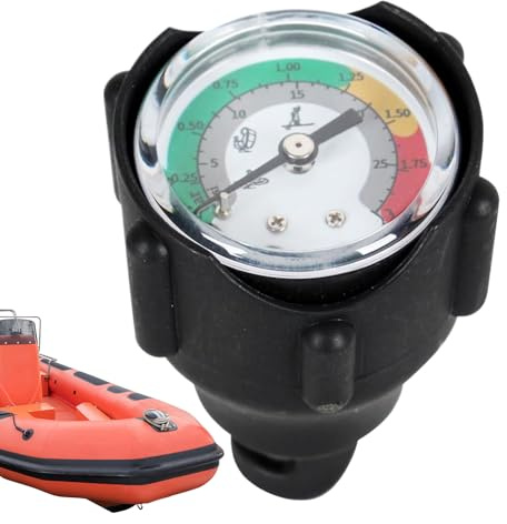 Manometer für Schlauchboot, Luftdruckmessgerät für Boot – Zubehör für Surfbrett, Messwerkzeug und Floßausrüstung für Anfänger und Erwachsene