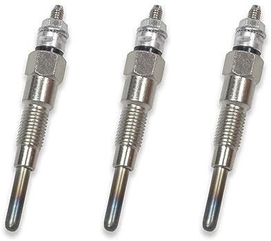 Aputoxz Diesel-Glühkerze, passend für Kubota D722, D902, D905, D1005, D1105, V1505, V1305, Traktor B1700D, B1700E, ZD326, ZD331, Rasenmäher BX1800D, BX1830D, 16, 3 Stück 85165 51 Stk