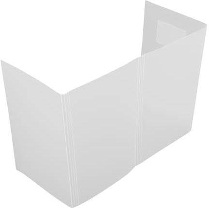 Faltbare Niesschutzwand für Schreibtisch, Abs, Sichtschutzwand | Trennwand für Klassenzimmertische, Leichte Ausführung, Seitliche Tasche, für Arbeitsplätze und Öffentliche Bereiche