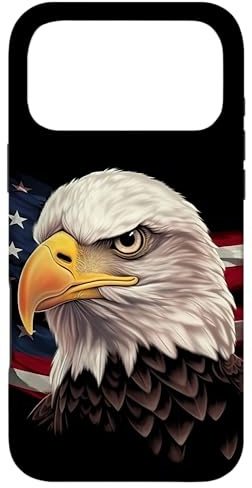 Hülle für iPhone 17 Pro Max Patriotische amerikanische Flagge mit Adler