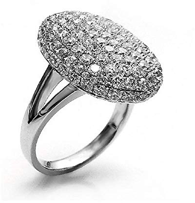 Outletissimo Ring Twilight Bella EDWARD CULLEN KRISTALLE - US-Größe Nr. 9, Glas
