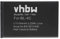 vhbw 1x Akku kompatibel mit Tiptel Ergophone 6021,6021 Handy Smartphone Telefon (600 mAh, 3,7 V, Li-Ion)