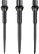 34 mm Dart-Umwandlungspunkte, Mission Titan Pro Titanium wandelt weiche Spitze in Stahl um (schwarz gerillt)