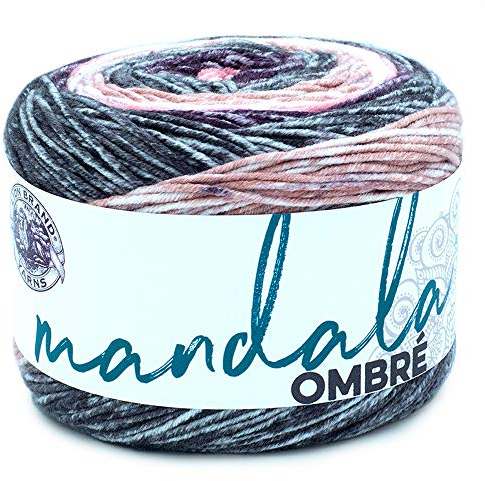 Lion Brand Yarn 551-213 Mandala-Ombré Garn, Acryl, Felicity, 1 Pack, 300 Meter
