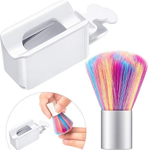 Nagel Dip Eintauchen Pulver Recycling Tablett System Französischer Nagel Tauchen Behälter und Weich Nagel Kunst Staub Entferner Pulver Bürsten Reiniger für Nagel Kunst Maniküre und Makeup Werkzeug