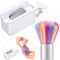 Nail Dipping Powder Recycling Tray System French Nail Dip Container and Soft Nail Art Dust Remover Powder Brush Cleaner for Nail Art Manicure and Makeup Tool