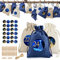 Adventskalender zum Befüllen 2024, 24 Adventskalender Stoff Jutesäckchen, Weihnachtskalender Taschen Geschenksäckchen mit 24 Adventszahlen Aufkleber, Adventskalender Basteln für Männer Kinder