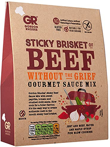 Gordon Rhodes Brisket of Beef Gourmet Sauce Mix Gluten Free - Chilli Wizards
