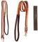 CHALLENGER Horse Western 805LR11BR Zügel aus braunem Leder mit Gummigriff, Braun