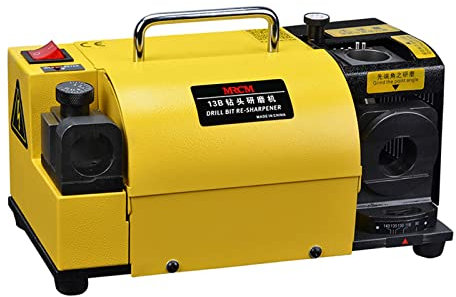 MRCM Drill bit Sharpener for High-Speed Steel, Masonry, Carbide, Cobalt, & TiN-Coated Drill Bits,with Adjustable Angles from 90° to 135°,Sharpens 3mm-13mm Drill Bits… (MR-13B)