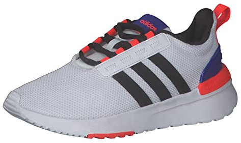 adidas Unisex Kinder Racer TR21 Shoes, Cloud White/Core Black/Blue, 38 EU