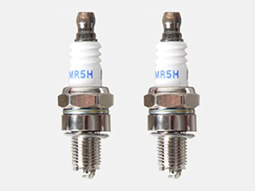 Lot de 2 bougies d'allumage pour moteurs Honda GX35 Remplace NGK-CMR5H 140