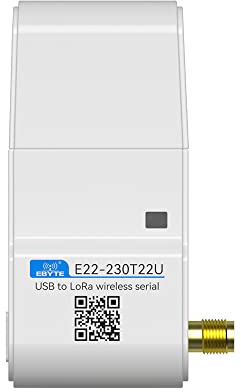 EBYTE 230,125 MHz Lora Wireless RF Modul E22-230T22U mit Antenne USB-Schnittstelle, niedrigere Leistung 22 dbm lange Entfernung 5 Km LBT RSSI