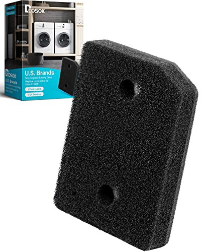 Plinth Filter Replacement for Miele T1 Dryer:9164761 Heat Pump Dryer, Dryer Spare Parts, Lint Filter Foam Sponge Replacement for Miele T1 Dryer 1 Pack