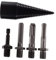 OSALADI 1 Set Firewood Splitting Bit Firewood Log Splitter Wood Splitter Firewood Splitting Machine Carbon Steel Drill Bit Cone Drill Bit Log Splitter Tool Metal Chopper High-carbon Steel