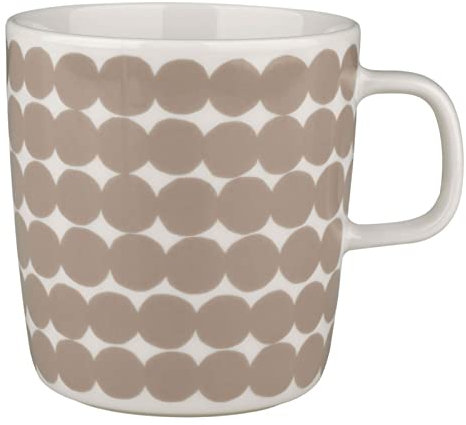 Marimekko Oiva Räsymatto Becher 0.4 Liter Beige