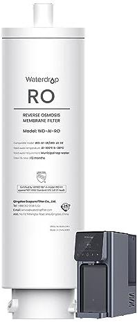 Waterdrop WD-A1-RO Filtro, Recambio para el Dispensador de Agua Fría y Caliente por Ósmosis Inversa WD-A1, 12 Meses de Vida Útil