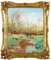 Funly mee Vintage 8x10 Bilderrahmen Antique Gold Fotorahmen für Tisch & Wand -Gold