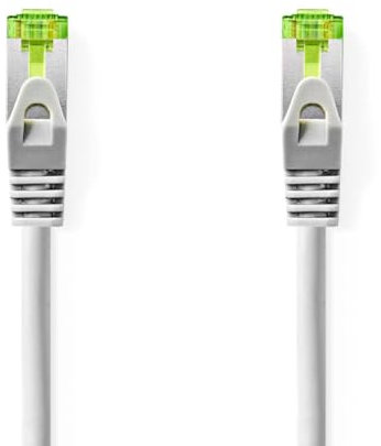 Nedis Cat 7 Kabel | S/FTP | RJ45 Stecker | RJ45 Stecker | 3.00 m | Snagless | Rund | LSZH | Grau | Label