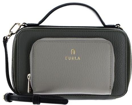 FURLA Camelia Mini Crossbody Cactus + Marmo c + Nero