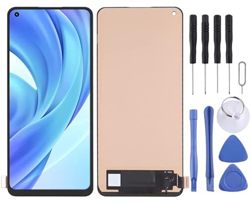 Pantalla LCD de teléfono móvil Pantalla LCD De Material TFT Y Montaje Completo del Digitalizador para Xiaomi Mi 11 Lite/11 Lite 5G NE Parte de reparación