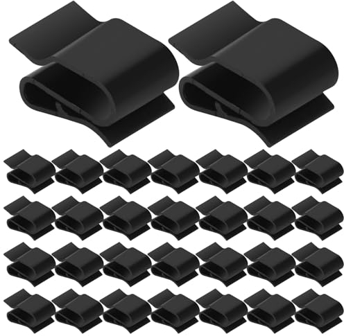 Solar Cable Clips Photovoltaic Panel Wire Clips Trailer Frame Wire Clamp PV Wire Holder Organizer for Kayaks Trailers 30Pcs